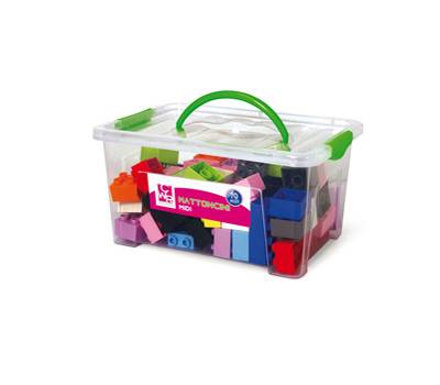 Mattoncini Midi da costruzione - in ABS - colori assortiti - bauletto da 70 pezzi - Cwr - 12353/1 - 8004957123531 - DMwebShop