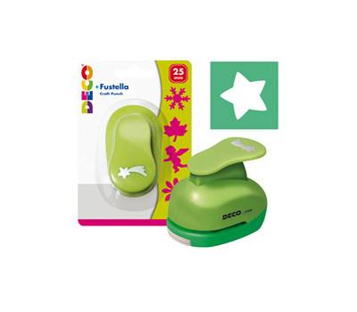 Fustella - motivo stella - dimensione sagoma 25 mm - Deco - 04826 - 8004957048261 - DMwebShop