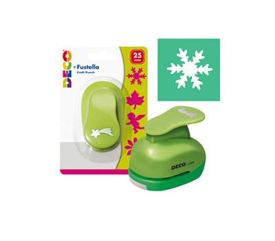 Fustella - motivo fiocco di neve - dimensione sagoma 25 mm - CWR - Deco - 10423 - 8004957104233 - DMwebShop