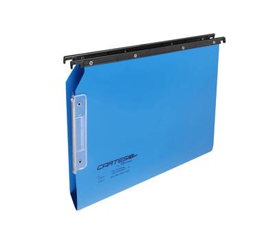 Cartella sospesa Cartesio PP - armadio - PPL - interasse 33 cm - fondo U 3 cm - 32,6 x 28 cm - blu - conf. 25 pezzi - Bertesi - 514M BETA3-A3 - 89336A - DMwebShop