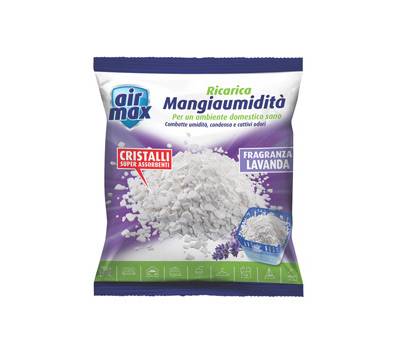 Ricarica sali assorbiumidita' - lavanda - 1 kg - Air Max - D0738 - 8023779007324 - DMwebShop