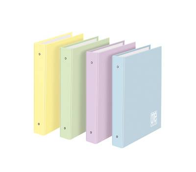 Raccoglitore One Color Pastel - A4 - 26 x 32 cm - dorso 4 cm - 4 anelli 30 mm - colori assortiti - conf. 6 pezzi - Blasetti - 7191 - 89454A - DMwebShop