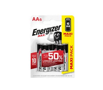 Pile stilo AA - 1,5 V - Max - blister 6 pezzi - Energizer - E303327705 - 7638900437706 - DMwebShop