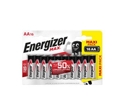 Pile stilo AA - 1,5 V - Max - blister 16 pezzi - Energizer - E303327500 - 7638900437843 - DMwebShop