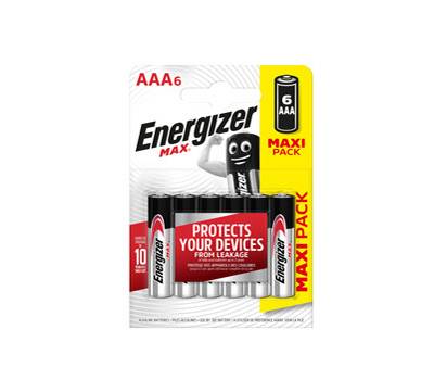 Pile ministilo AAA - 1,5 V - max - blister 6 pezzi - Energizer - E303341100 - 7638900437966 - DMwebShop