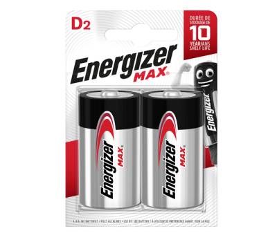 Pile Torcia D - 1,5 V - Max - blister 2 pezzi - Energizer - E301533400 - 7638900426823 - DMwebShop