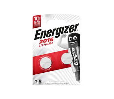 Pile CR2016 Lithium - 3 V - specialistiche - blister 2 pezzi - Energizer - E300789000 - 7638900248340 - DMwebShop