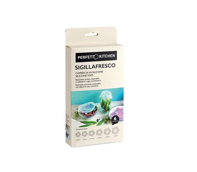 Coperchi in silicone Sigillafresco - set 6 pezzi - Perfetto - 29013 - 8052474290137 - DMwebShop