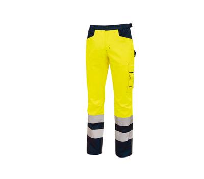 Pantalone invernale alta visibilita' Beacon - giallo fluo - taglia XL - U-power - HL156YF-XL - 8033546385296 - DMwebShop