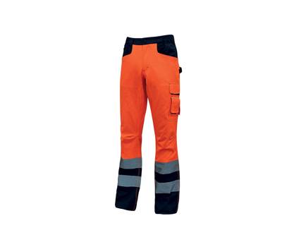 Pantalone invernale alta visibilita' Beacon - arancio fluo - taglia XL - U-power - HL156OF-XL - 8033546385364 - DMwebShop