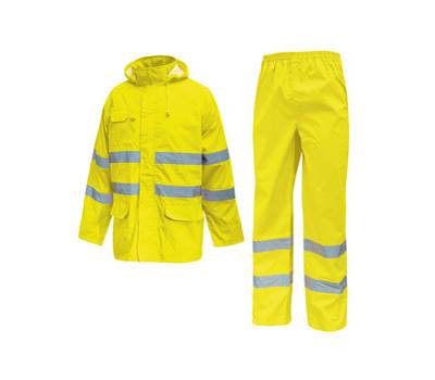 Completo antipioggia alta visibilita' Cover - taglia XL - giallo fluo - U-power - HL168YF-XL - 8033546387115 - DMwebShop