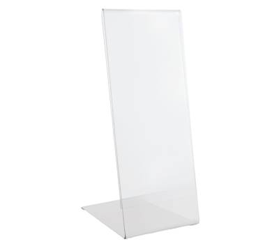 Portadepliant con base a L - 1/3 A4 - 10 x 21 cm - conf. 6 pezzi - Lebez - 80983 - 8007509096888 - DMwebShop