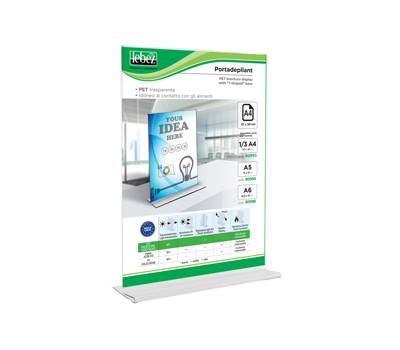 Portadepliant con base a T - A4 - 21 x 30 cm - Lebez - 80994 - 8007509096932 - DMwebShop