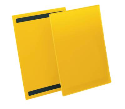 Buste con bande magnetiche - A4 - verticale (223 x 313 mm) giallo - conf.50 pezzi - Durable - 1744-04 - 4005546996998 - DMwebShop