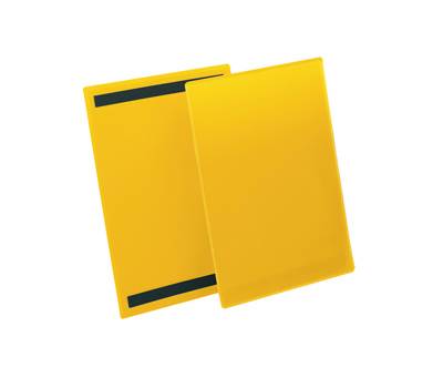 Buste con bande magnetiche - A4 - verticale (223 x 313 mm) giallo - conf.50 pezzi - Durable - 1744-04 - 4005546996998 - DMwebShop