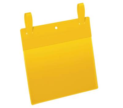 Buste con fascette di aggancio - A5 - orizzontali (223 x 380 mm) giallo - conf. 50 pezzi - Durable - 1749-04 - 4005546997063 - DMwebShop