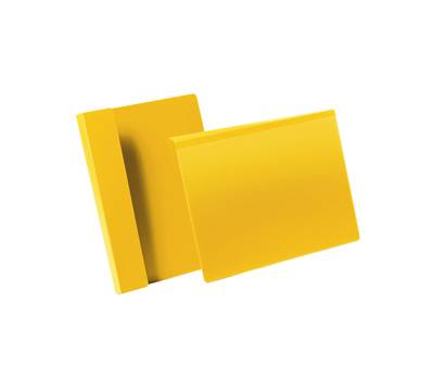Buste identificazione con aletta - A4 - orizzontali (317 x 321 mm) - giallo - conf. 50 pezzi - Durable - 1723-04 - 4005546997056 - DMwebShop