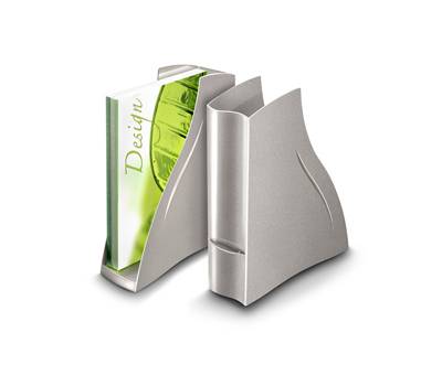 Portariviste Ellypse extra strong - grigio talpa - 278 x 83 H 325 mm - Cep - 1003700201 - 3462153702007 - DMwebShop