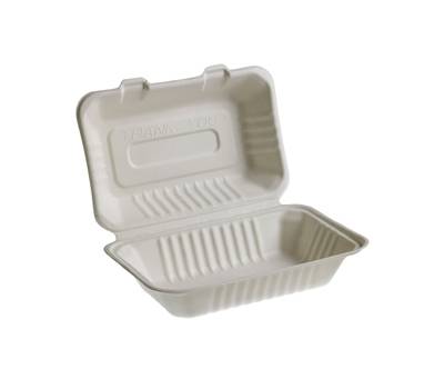 Vaschette Sandwich Take Away Bio - 23 x 15 cm - conf. 50 pezzi - Leone - Q2023 - 8024112120236 - DMwebShop