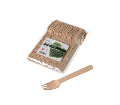 Forchette in legno - 16 cm - conf. 48 pezzi - Leone - Q1013 - 8024112910134 - DMwebShop