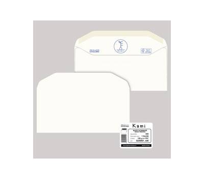 Busta Kami Gommata senza finestra 11 x 23 cm 100 gr carta riciclata FSC - 6344