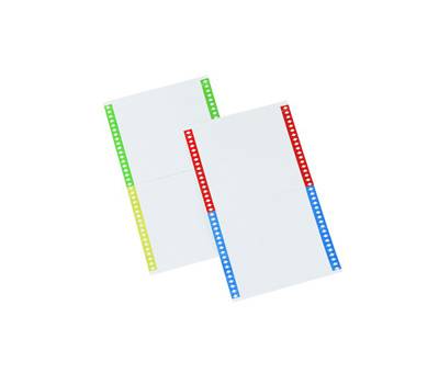 Cartellini per cartelle sospese 140 mm pack 10 fogli da 34 cartoncini - 1522