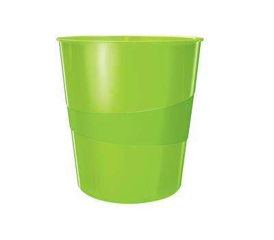 Cestino gettacarte WOW altezza 32-4 cm diametro 29 cm 15 lt verde lime - 1814