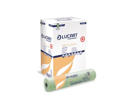 Lenzuolino medico Easy 80 Green diametro 14 cm 59 cm x 80 mt Lucart - 12056 Lenzuolino medico Easy 80 Green diametro 14 cm 59 cm x 80 mt Lucart - 12056