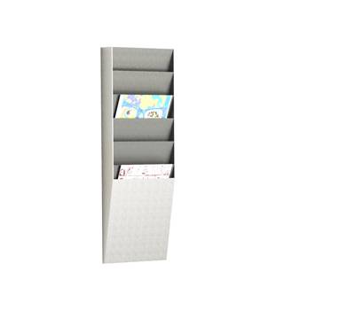 Portadepliant wall organizers a 6 tasche A4 verticali 23,6 x 8,3 x 71,2 cm - 4999 Portadepliant wall organizers a 6 tasche A4 verticali 23,6 x 8,3 x 71,2 cm - 4999