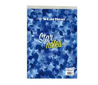 Blocco note StarNotes A4 - 60 fogli - 5 mm - 210 x 297 mm - 60 gr - conf. 10 pezzi - Starline - ODBLSTL2701A45M - 8025133106766 - DMwebShop