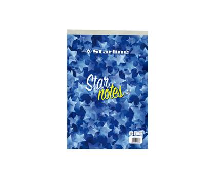 Blocco note StarNotes A4 - 60 fogli - 5 mm - 210 x 297 mm - 60 gr - conf. 10 pezzi - Starline - ODBLSTL2701A45M - 8025133106766 - DMwebShop