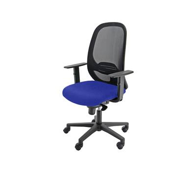 Seduta operativa Andy ANN con braccioli regolabili blu - 7706 Seduta operativa Andy ANN con braccioli regolabili blu - 7706