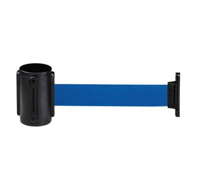 Segnapercorso murale Alfa Mural nero diametro 6 cm con nastro blu da 200 cm Medial 103392 - 5901