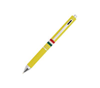 Penna a sfera a scatto multifunzione - fusto giallo gommato Italia - Osama - OD 1024ITG/1 G - 8007404242021 - DMwebShop