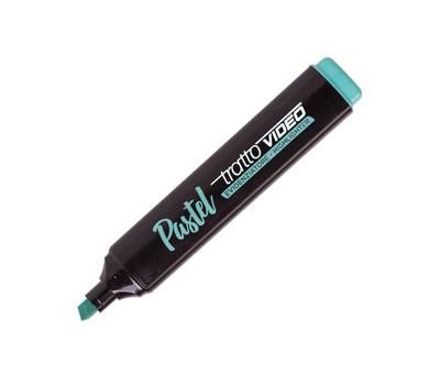 Evidenziatore Video pastel - punta a scalpello - da 1 - 5 mm - verde menta - conf. 12 pezzi - Tratto - 833505 - 8000825025198 - DMwebShop