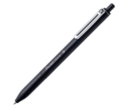 Penna a sfera a scatto iZee - punta 0,7 mm - nero - conf. 12 pezzi - Pentel - BX467-A - 884851041098 - DMwebShop