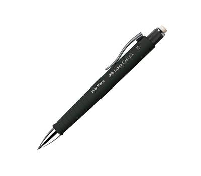Portamine Poly Matic - mina 0,7 mm - fusto nero - Faber Castell - 133353 - 6933256643643 - DMwebShop