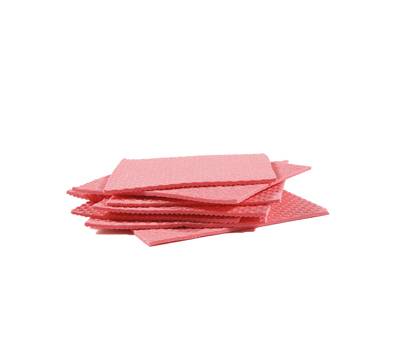 Pannospugna Aquos - 18 x 20 cm - rosso - pack 10 pezzi - Perfetto - 0231C - 8000957023130 - DMwebShop
