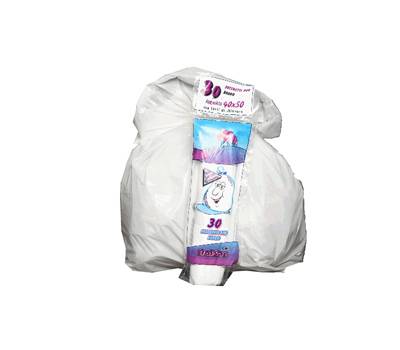 Sacchi bagno - 40 x 50 cm - 15 lt - 16 micron - bianco - conf. 30 pezzi - Rolsac - 10080 - 8010405001122 - DMwebShop