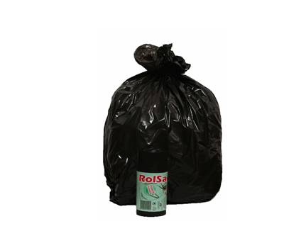Sacchi - 50 x 60 cm - 30 lt - 16 micron - nero - conf. 20 pezzi - Rolsac - 10240 - 8010405000002 - DMwebShop