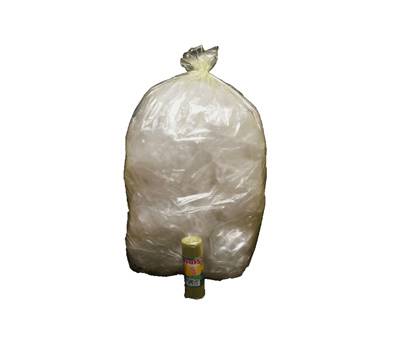 Sacchi - 70 x 110 cm - 110 lt - 22 micron - giallo trasparente - conf. 10 pezzi - Rolsac - 10467 - 8010405020093 - DMwebShop