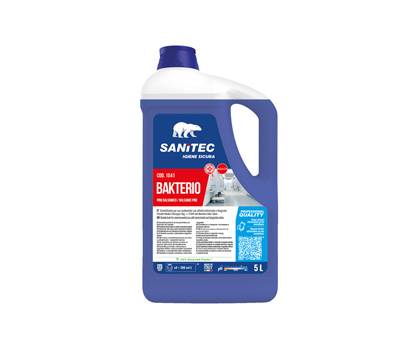 Detergente disinfettante Bakterio - 5 lt - pino balsamico - Sanitec - 1541 - 8032680392726 - DMwebShop Detergente disinfettante Bakterio - 5 lt - pino balsamico - Sanitec - 1541 - 8032680392726 - DMwebShop