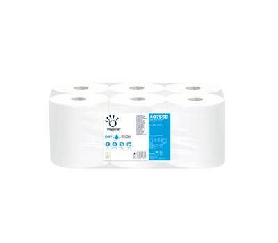Bobina asciugamani Autocut DryTech 2 veli goffratura micro 18 gr 20 cm x 100 mt diametro 18 - 5 cm Papernet - 15379