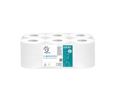 Carta igienica Mini Jumbo 8,9 cm x 300 mt diametro 20 cm goffratura micro 26 gr Papernet 416162 - 14920