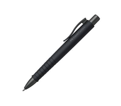 Penna a sfera a scatto Poly Ball Punta 0,7 mm fusto all black Faber Castell - 12597
