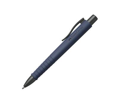 Penna a sfera a scatto Poly Ball Punta 0,7 mm fusto blu navy Faber Castell - 12590
