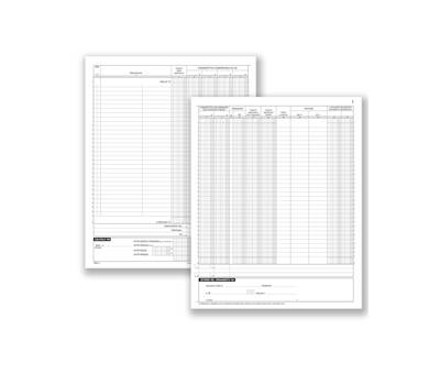 Registro Corrispettivi - 16 pagine numerate - 31 x 24,5 cm - Data Ufficio - DU1386N0000 - 8008842531326 - DMwebShop