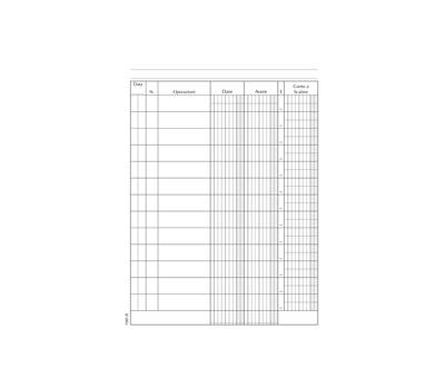 Registro Conto Corrente Banca - 96 pagine - 21 x 15,5 cm - conf. 2 pezzi - Data Ufficio - DU134200000 - 8008842531395 - DMwebShop