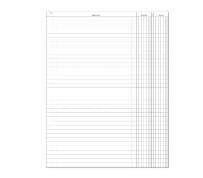 Registro Entrate-Uscite - 100 pagine - 31 x 24,5 cm - Data Ufficio - DU135800000 - 8008842531265 - DMwebShop