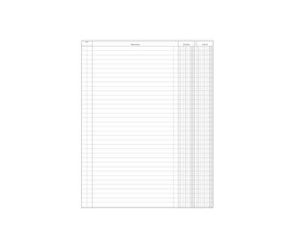 Registro Entrate-Uscite - 100 pagine - 31 x 24,5 cm - Data Ufficio - DU135800000 - 8008842531265 - DMwebShop